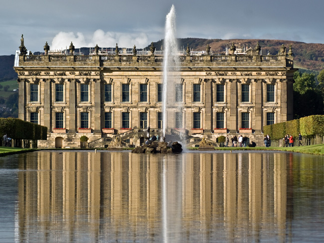 Chatsworth House and gardens
